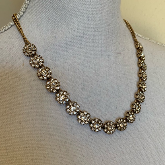 J. Crew Jewelry - J. Crew Floral Jewel Necklace